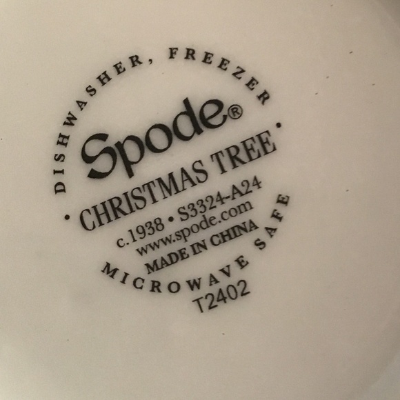 Spode Christmas Tree Mug and Spoon Set - Picture 2 of 3